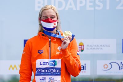 Sharon van Rouwendaal prolongeert Europese titel 5 kilometer